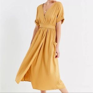 Urban outfitters midi wrap dress